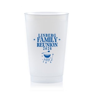 Unite and ignite at your family reunion with the Grill & Stars Family Reunion Cup, customizable with your family name and the event's date, and embellished with a classic grill and stars graphic. A perfect memento for a day of shared stories and barbecued delights.