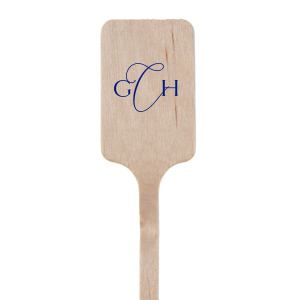 Romantic Script Monogram Stir Stick