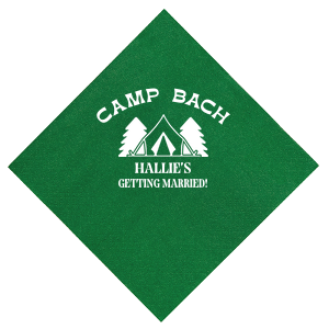Camp Bachelorette Wilderness Napkin