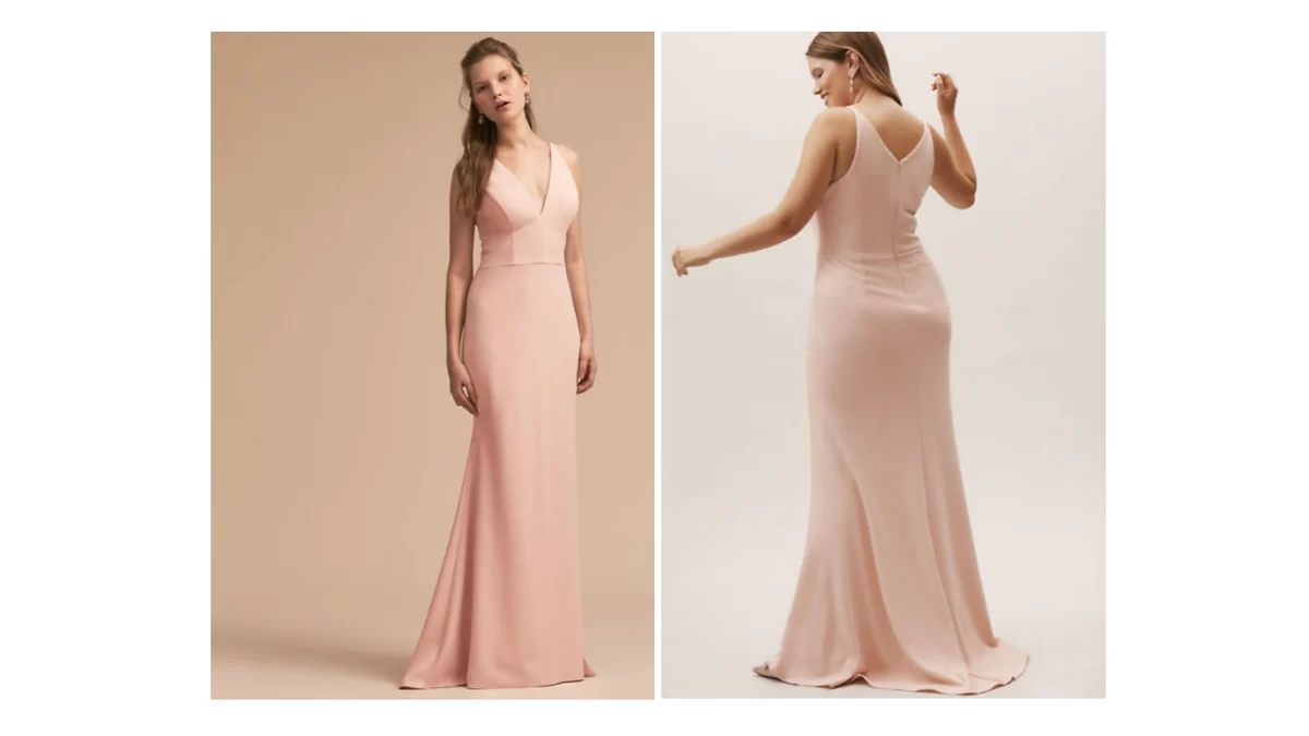 Gorgeous BHLDN Jones Dress for Your Blush Toned Wedding Dress