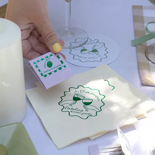 Diamond Cocktail Napkin