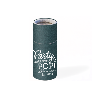 Ignite the fun with the Party Until You Pop Baby Shower Matchbook. Bursting with spirited energy, this design cleverly nods to both a lively bash and the baby's arrival. Let these matches add a spark of joy to your celebration, perfectly capturing the anticipation and excitement!