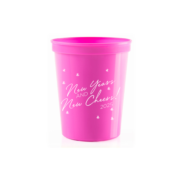 ForYourParty's personalized Pink to Purple 16 oz Stadium Mood Cup with Matte White Ink Cup Ink Colors will impress guests like no other. Make this party unforgettable.