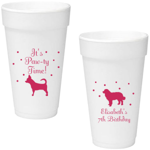 Kid Birthday 20 oz Foam Cups, Kid Birthday 20 oz Styrofoam Cups