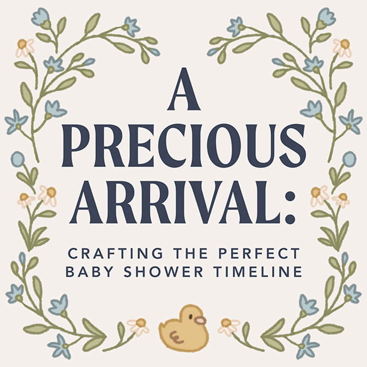 Baby Shower Timeline