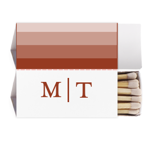 Personalized White Classic Custom Photo Matchbox with Matte Brick Ink Digital Print Colors and Matte Slate Gray Ink Digital Print Colors can't be beat. Showcase your style in every detail of your party's theme!