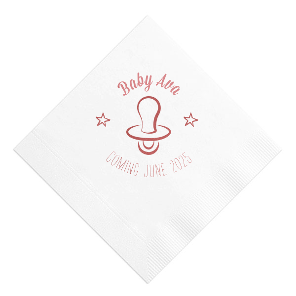 Baby Shower Cocktail Napkins | Personalized Party Napkins | For Your Party