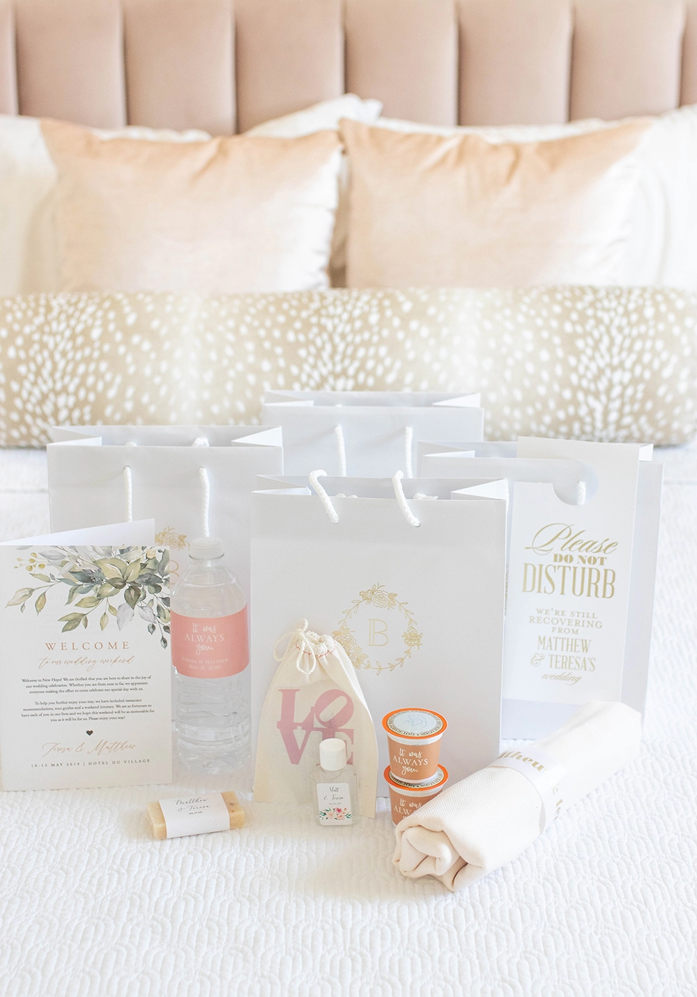 fabulous custom wedding welcome bags