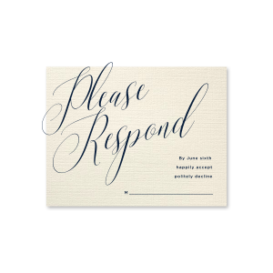 Love Notes RSVP Card