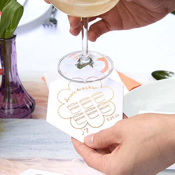 Kitchy Cocktail Hour Drink Tracker Coaster
