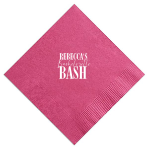 Bachelorette Bash Napkin