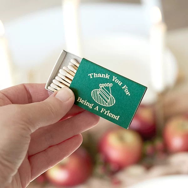 matches held in hand