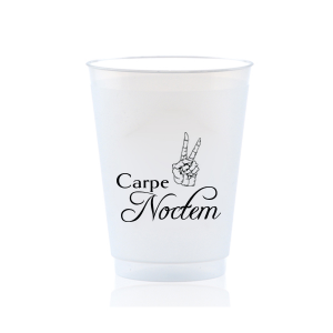 The Carpe Noctem Cup delivers once in a life time thrills and chills to your party. Make a splash with this delightfully devilish accessory. Your goulish gathering is sure to be the talk amongst the dead and the living. 