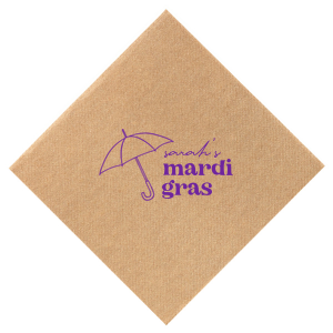 This Mardi Gras, make your party stand out with custom party supplies!