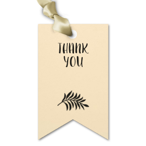 The ever-popular Natural Frost White Wine Gift Tag with Shiny Kiwi / Lime Foil Color has a Leaves graphic and is good for use in Floral themed parties and can be customized to complement every last detail of your party.