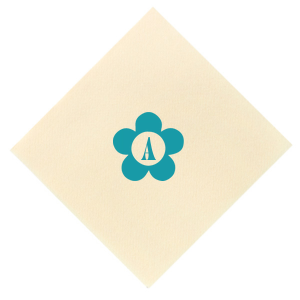 Boogie the night away with ForYourParty.com's 'Disco Night Floral Initial Napkin,' where '70s flair meets personalized charm. Each napkin is foil printed with a groovy retro flower, encasing a single initial, bringing a fun and bespoke twist to your disco-themed party or nostalgic event.