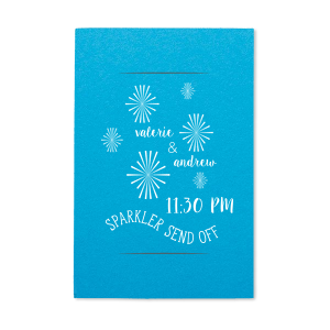 Personalized Poptone Dark Olive Large Sparkler Sleeve with Matte White Foil has a starburst stars graphic and is good for use in Lovely Press, Wedding themed parties and couldn't be more perfect. It's time to show off your impeccable taste.