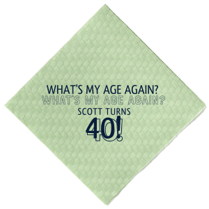 Our beautiful custom Crosshatch Key Lime Cocktail Napkin with Matte Navy Foil will impress guests like no other. Make this party unforgettable.