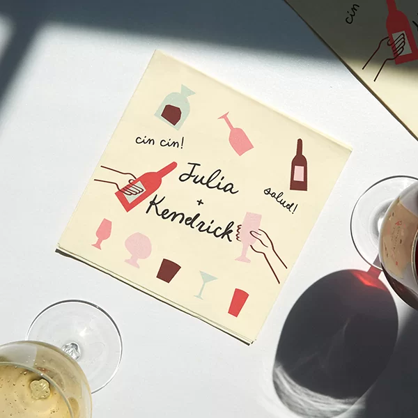  Cin Cin! Salud! Full Color Napkin
