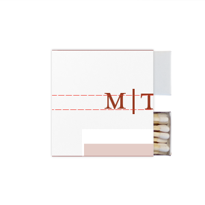 Personalized White Classic Custom Photo Matchbox with Matte Brick Ink Digital Print Colors and Matte Slate Gray Ink Digital Print Colors can't be beat. Showcase your style in every detail of your party's theme!