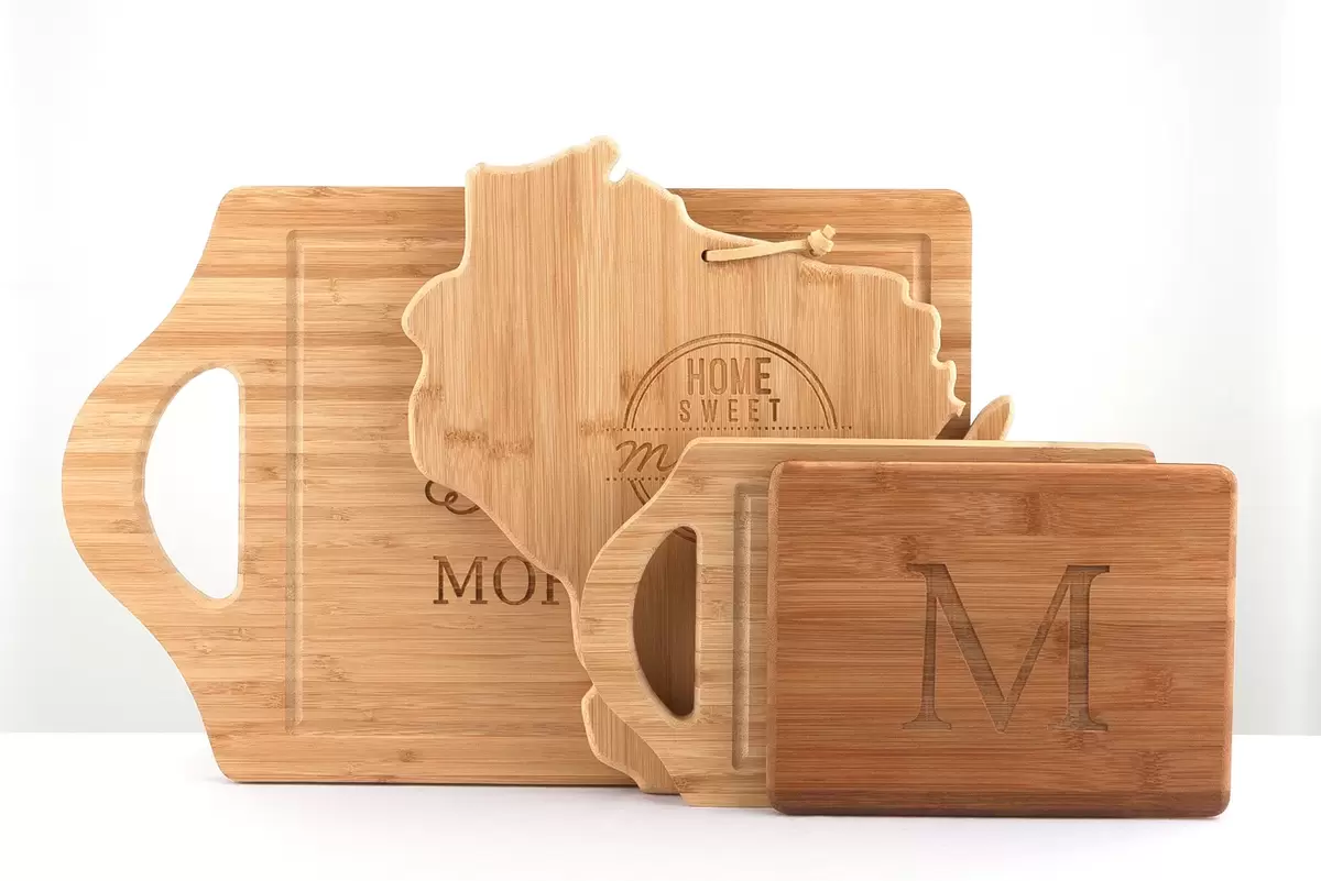 Custom cutting boards make a great host/hostess gift!