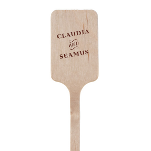 Our beautiful custom Shiny Merlot Rectangle Stir Stick with Shiny Merlot Foil will give your party the personalized touch every host desires.