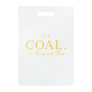 Our custom Natural Leaf Rectangle Box with Shiny 18 Kt Gold Foil can be customized to complement every last detail of your party.