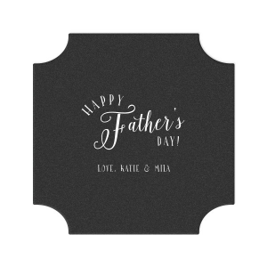 ForYourParty's elegant Kraft w/ Blush back Hexagon Coaster with Matte White Foil can't be beat. Showcase your style in every detail of your party's theme!
