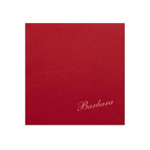 Show off yourself with the Bespoke Name Napkin. The simple design features elegant customizable text in your choice of foil and napkin color. Perfect for celebrating birthdays, bridal showers, retirements or simple home entertainment.
