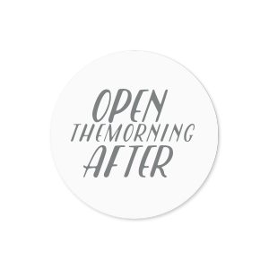 Our beautiful custom White Small Round Label with Matte Slate Gray Ink Label Print Colors will make your guests swoon. Personalize your party's theme today.