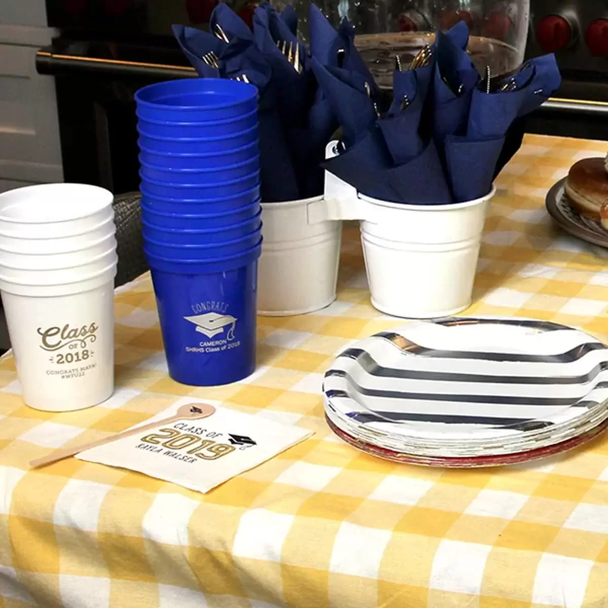 custom graduation cups