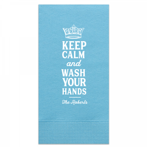 Keep Calm and Wash Your Hands Guest Towel