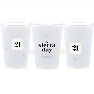 Celebrate your birthday in style! If you love astrology, this cup is for you. Personalize with your name and zodiac sign for a unique birthday party favor. 
