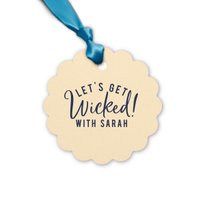 Our custom Glitter Black Oval Gift Tag with Matte Pastel Pink Foil will add that special attention to detail that cannot be overlooked.