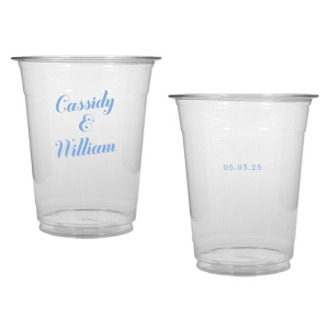 Showcase simplicity and elegance with the Relaxed Couples Name and Date Cup. The no nonsense design makes a direct impression to showcase your big event. Perfect for weddings, engagements, anniversaries or most other events, the highly customizable text leaves plenty room for personalization to make your event unique as your partnership.