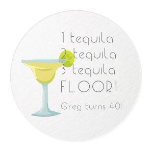 Tequila Custom Photo Coaster