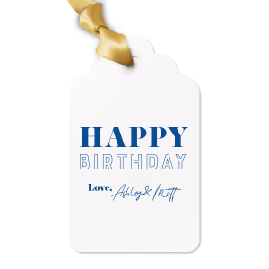 The Modern Happy Birthday Letterpress Gift Tag is currently the most popular Gift Tag for birthday occasions. It will bring joy like never before and will leave unforgettable moments.