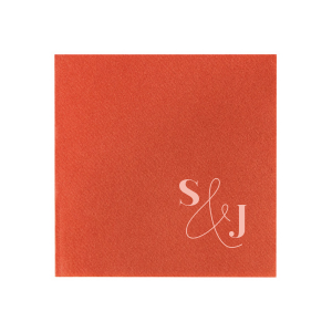 Bold & Modern Initials Napkin