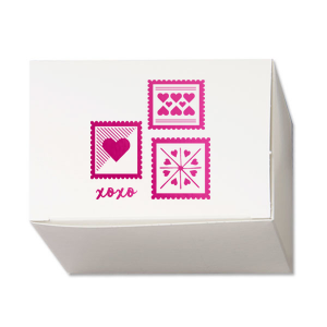 Love Stamps Cake Box
