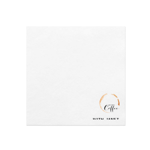 Our beautiful custom White Borderless Custom Photo Cocktail Napkin with Matte Black Ink Digital Print Colors will give your party the personalized touch every host desires.