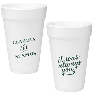 50 and Fabulous Styrofoam Cups — When it Rains Paper Co.  Colorful and fun  paper goods, office supplies, and personalized gifts.