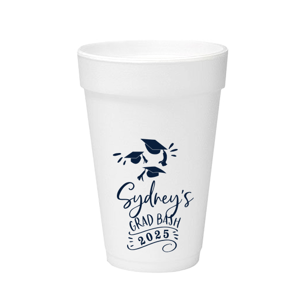 Congrats Grad Styrofoam Cups - Personalized Styrofoam Cups – Hello Harper