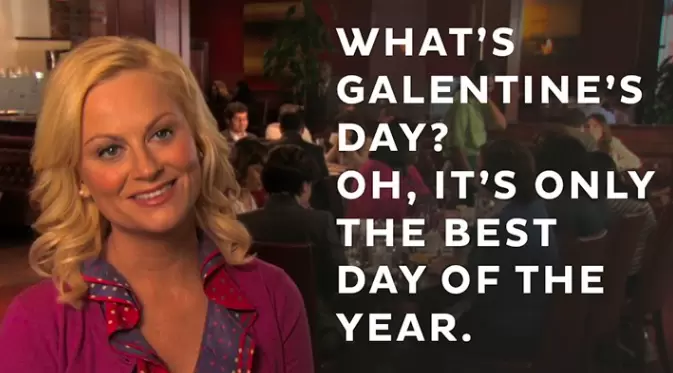 Leslise Knope Galentines Day meme