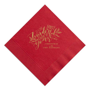 The Most Wonderful Time Napkin