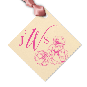 The ever-popular Natural Kraft/Latte Diamond Gift Tag with Matte Black Foil has a Flower Trio graphic and is good for use in Floral, Wedding, Birthday themed parties and will impress guests like no other. Make this party unforgettable.