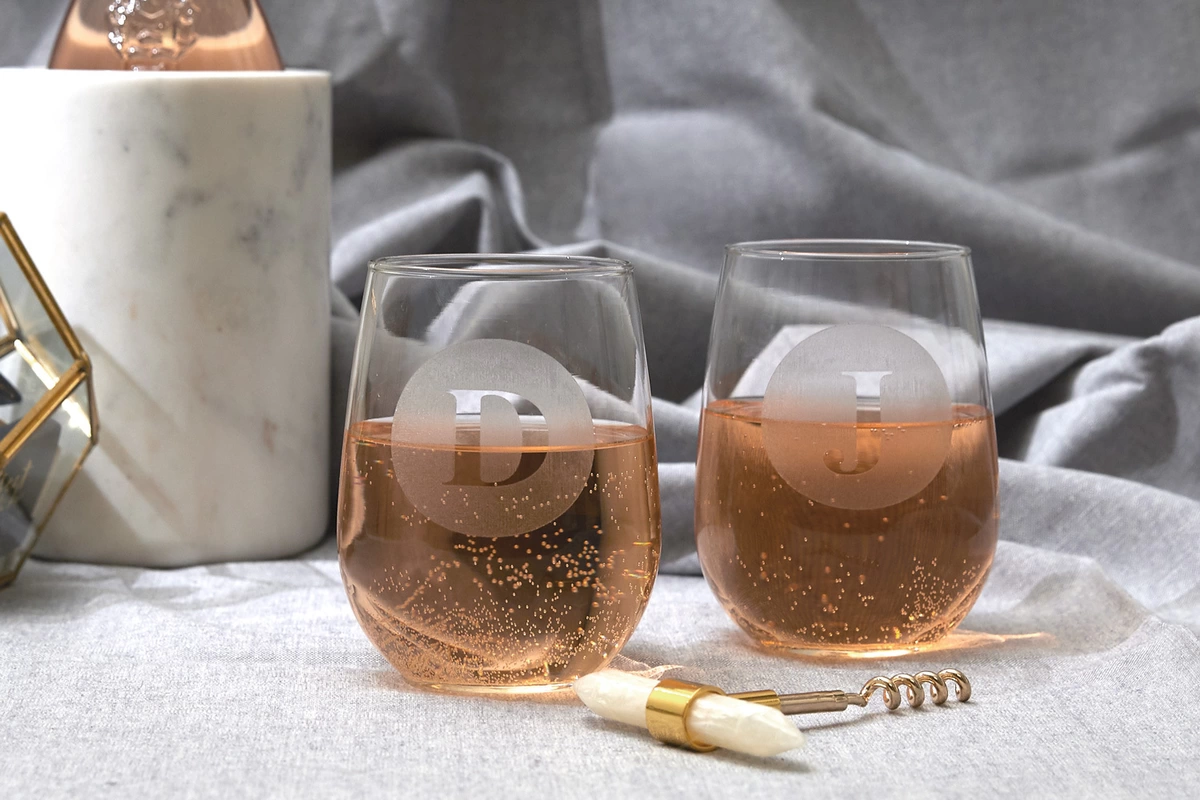 custom etched glassware