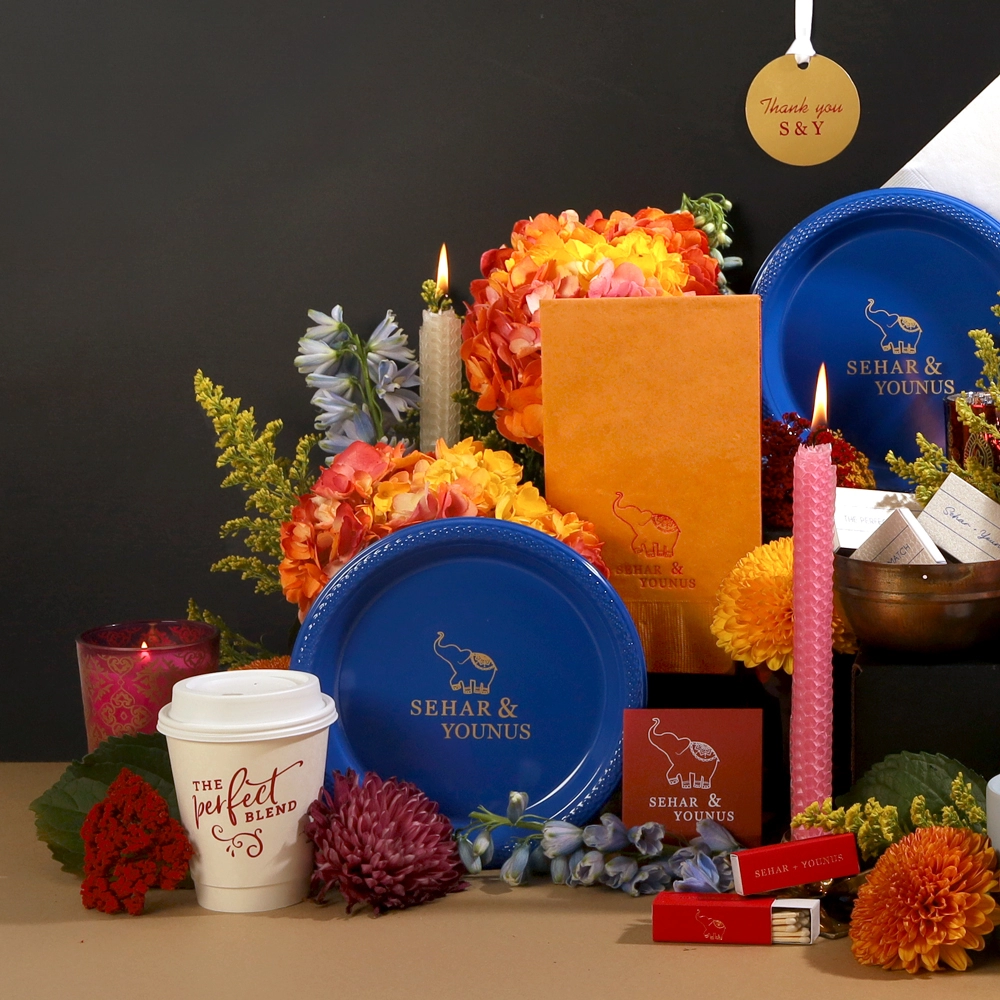 design personalized wedding accessories from For Your Party