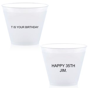 Channel the iconic dry wit of "The Office" for your celebration with the Office Inspired Birthday Cup, marked by the deadpan declaration "It is your birthday." along with your name and new age. A perfectly minimal and satirical nod for fans on their special day.
