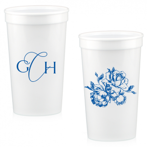 The custom Rose Romantic Script Monogram Cup is good for use in Floral, Lovely Press, Wedding themed parties and couldn't be more perfect. It's time to show off your impeccable taste.