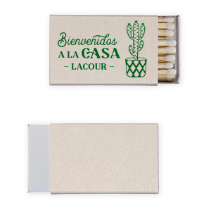 Bienvenidos A La Casa Matches are perfect for adding a bit of Spanish flair to any fiesta, they for sure will bring the party to life. Whether you’re lighting a candle or starting a bonfire, they’ll add a touch of spice to your evening. Andale, amigo!